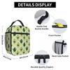 Cartoon Avocado Gym Fitness Fruit Thermal Insulated Lunch Bags School Portable Bag for Lunch Thermal Cooler Food Box