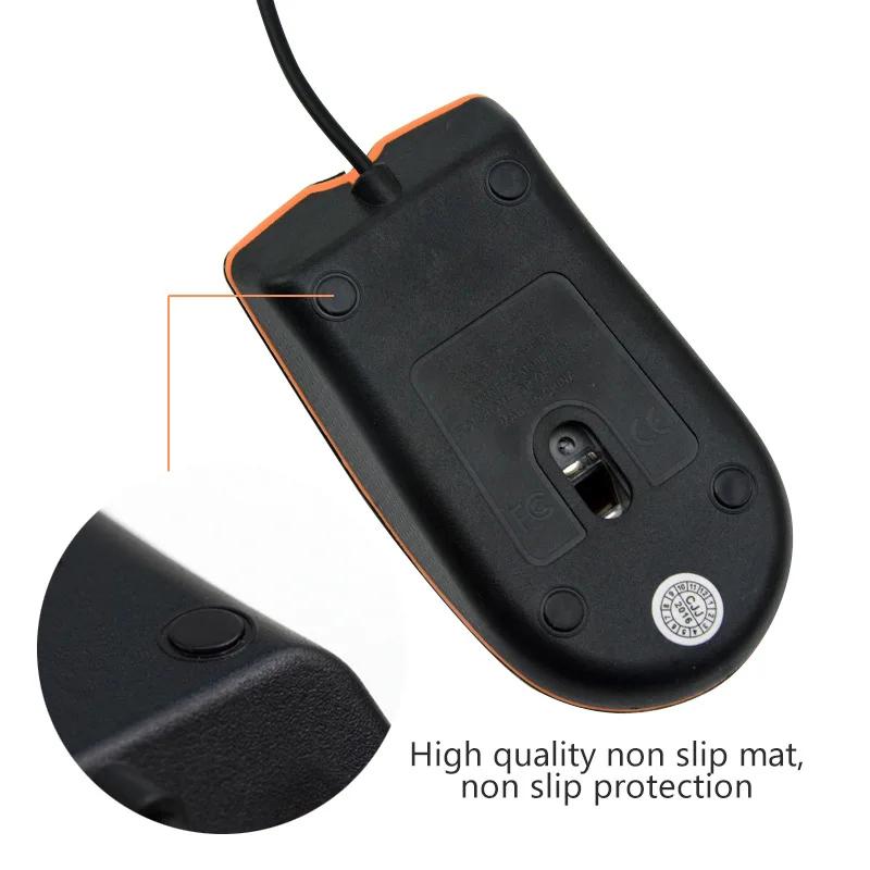 Optical Wired Mouse 1200Dpi Computer Office Mouse Non Slip Business Office Home Laptop Usb Wired Mouse Accessories