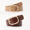 New Simple and Versatile Square Buckle Belt for Women, Fashionable and Personalized Ins Style Women's Belt Decorative Jeans Belt