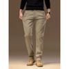 High-End Pure Cotton Casual Pants for Men, Spring and Autumn New Trendy Loose Straight-Leg Business Elastic Long Pants