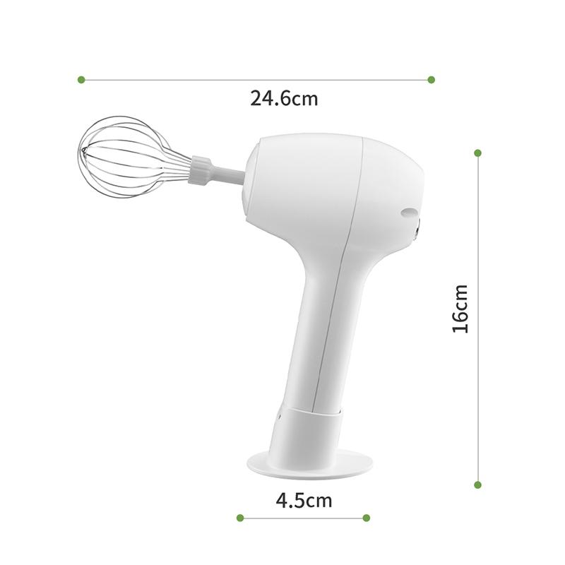 Wireless Portable Electric Food Mixer Automatic Whisk Dough Egg Beater Baking Cake Cream Whipper Kitchen Tool 2