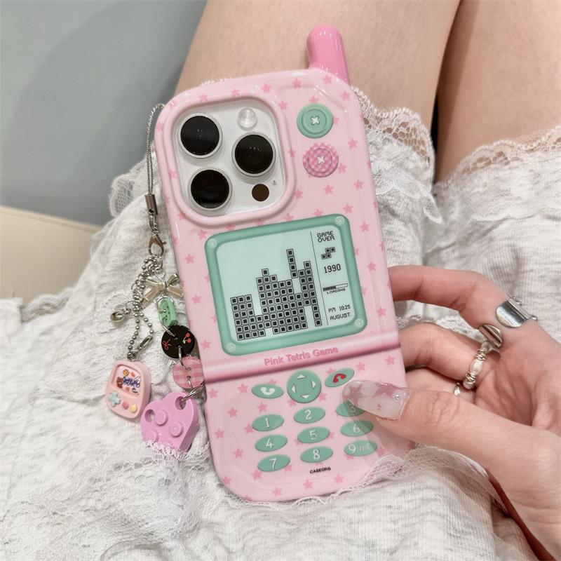 IPhone 15 Pro Max - Design Game Cube Husă de Telefon Drăguță și Creativă