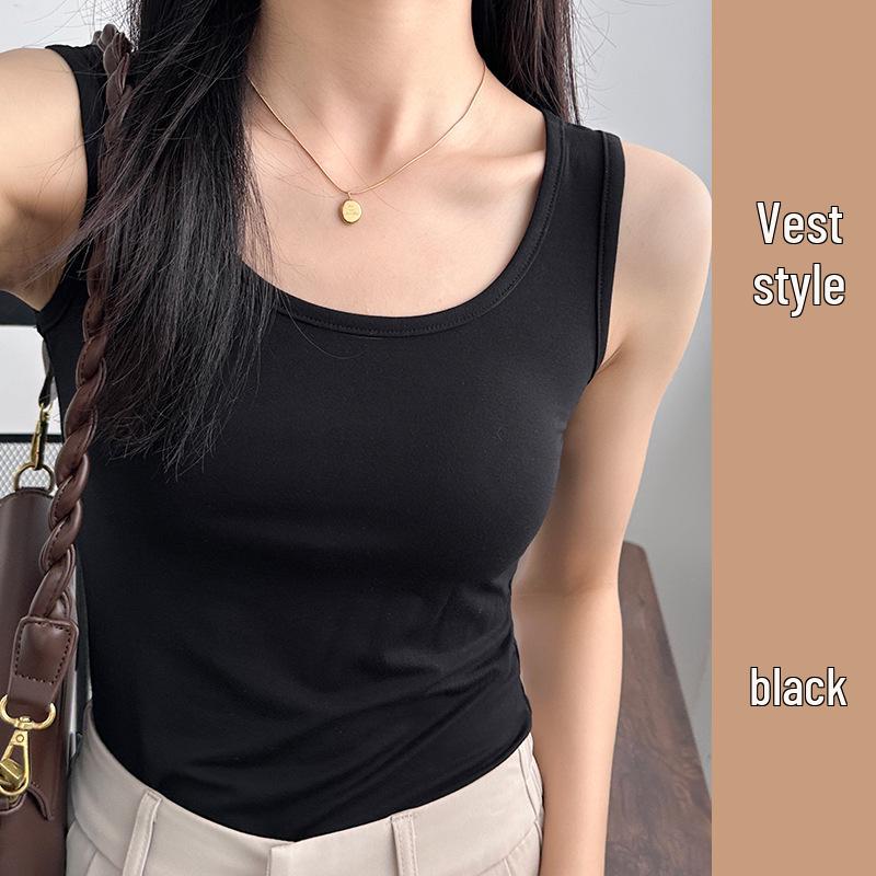 2025 Women's Versatile Slim-Fit Camisole Vest - European & American Summer Style