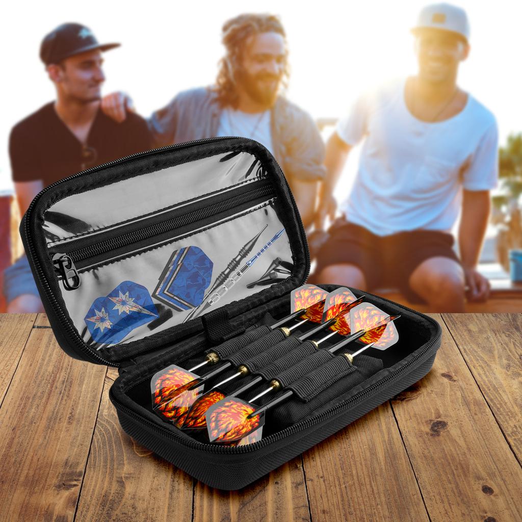 Pouzdro na šipky z pěnové hmoty EVA pojme 6 šípů a příslušenství Nástavce a hroty pro šipky s ocelovou špičkou a šipky s měkkým hrotem