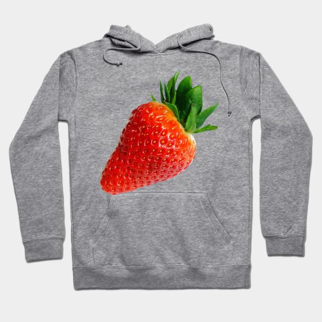 Red Strawberry Mens Casual Long Sleeve Hoodie Pullover Red Strawberry Mens Casual Long Sleeve Hoodie Pullover