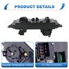 9359814 599199  A/C Heater Control Panel Plate Climate Control Switch for Buick Regal GS, GSE, LS, LSE 3.8L V6 – Gas 2000