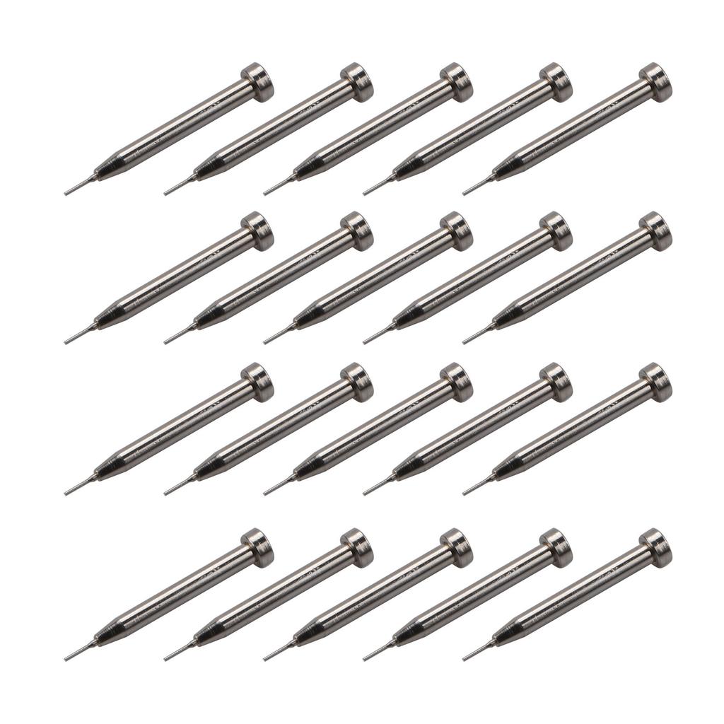 20 Stück/Los Edelstahl Uhrenarmband Gliedstift Entferner Werkzeug 0,8 mm Stanzstift Teile Für Uhrenarmband Einstellung Entfernung Werkzeuge
