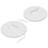 2pcs Breast Electrode Pads for Electric TENS Massager Physiotherapy Machine 11cm / 4.3in