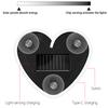 2026 Solar Powered Car Neon Light Striped Heart Lamp Led Ambient Light Wireless Suction Cup USB Rechargeable Led Atmosphere Lamp