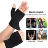 Sports Palm Knitting Breathable Outdoor Cycling Fitness Weightlifting Non-slip Half Finger Elastic Pressure Gloves Protective Gear