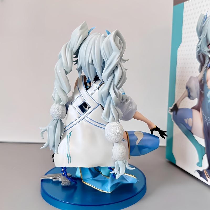 Anime Girls Frontline Cuique Mei Figur - Hockende Haltung Doppelte Zöpfe Schönes Modell Fahrgestell Ornament Sammlerstück Geschenk