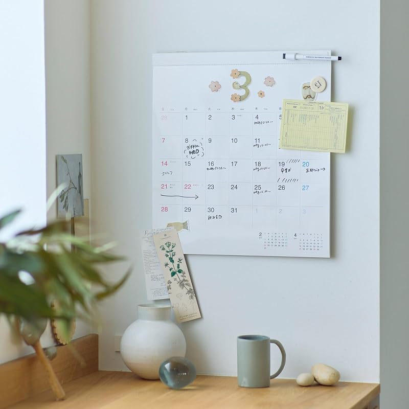 Hobonichi Whiteboard Calendar 2027 Full Size Wall Calendar