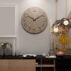 Silent Movement Wooden Wall Clock Round Shape Silent Wall Clock Hanging Wall Clock  Living Room