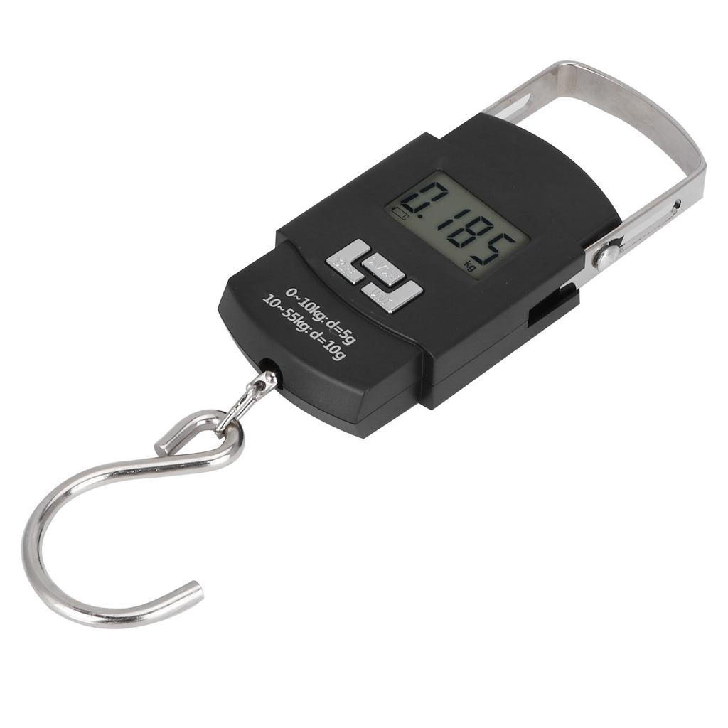 Tragbare Waage 50KG Elektronische LCD-Anzeigewaage zum Wiegen von Gepäck, Postpaketen