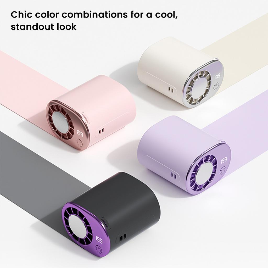 Car Clip On Fan Mini Portable Fan Outdoor Clip Umbrella Fan Waist Clip Electric fan USB Rechargeable Desktop Cooling fan Camping