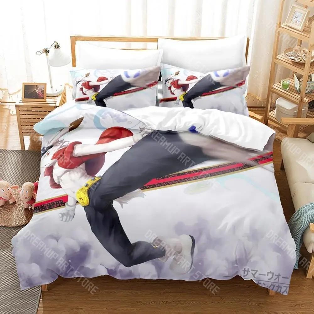 3D Printed Summer Wars King Kazma Bedding Set for Boys Girls Duvet Cover Pillowcase Twin Queen King Full Single Double Sizes