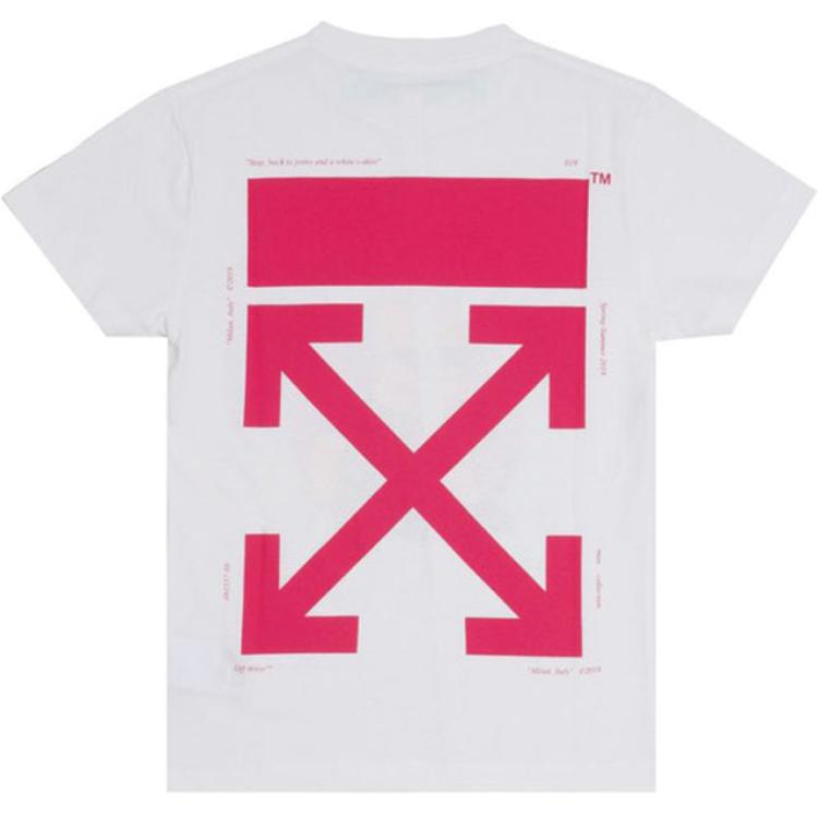 OFF WHITE Bart Brillen T-shirt OMAA036S191850030188