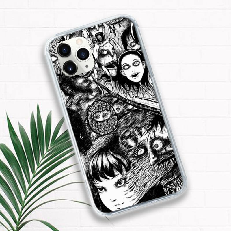 Japanischer Horror-Comic Tomie Telefonkasten Transparent weich Für iPhone 12 11 13 7 8 6 s plus x xs xr pro max mini