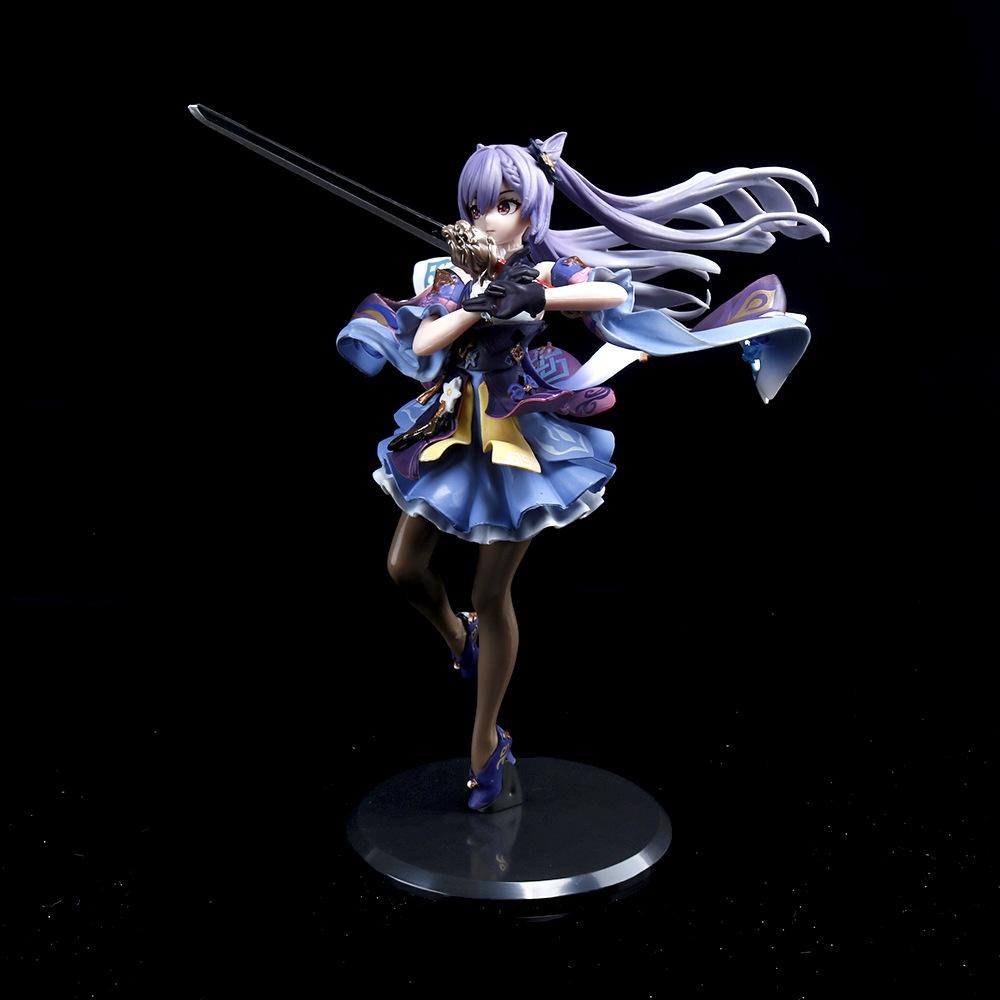 Genshin Impact Keqing Standing Figure Pvc Bagged Collectible