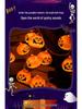 Solar Pumpkin Halloween String Lights – Outdoor Decorative LED Fairy Lights