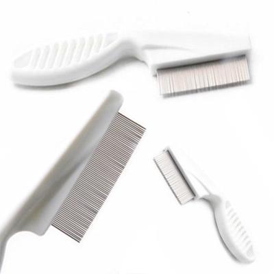 Metal Nit/Head Hair Lice Comb Fine Toothed Flea Flee with Handle for Kids Pet