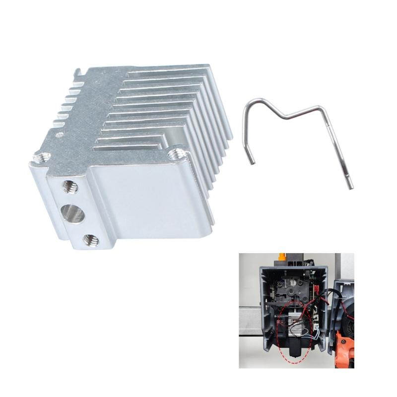 Aluminum Heatsink Assembly For Printer Extruder Optimized Thermal Management Quick Install Upgrade