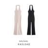 Kaslead New Women Clothes Western Style Fashion Simple Slimming Horn Jumpsuit 3641352