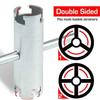 Double Ended Basket Strainer Wrench Mechanical Manual Plumbing Repair Tool For Bathtub Drain Bathroom Maintenance