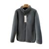 Unisex Retro Fleece Thickened Jacket with Stand Collar and Zipper - Autumn Winter Style