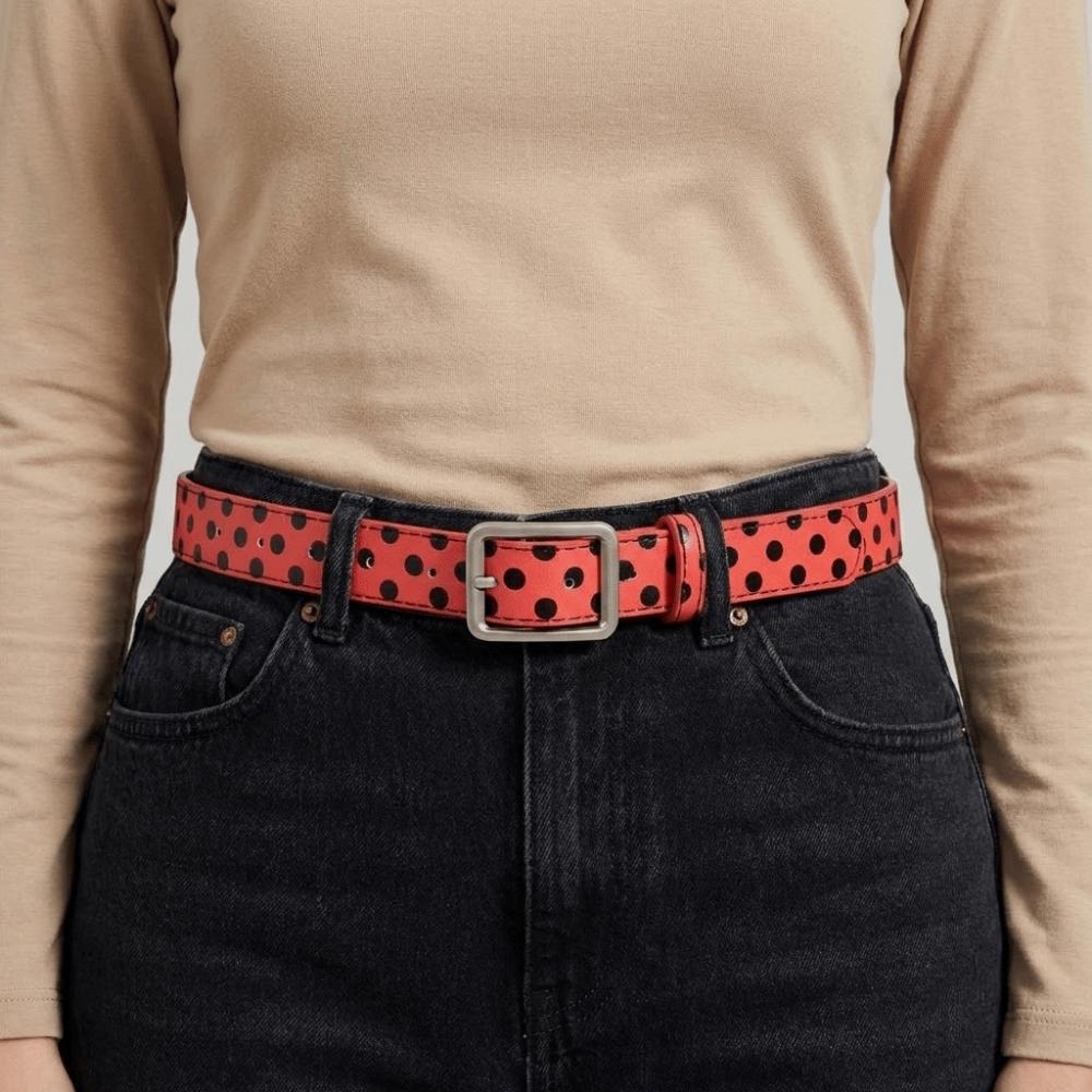 Y2K Women's Belt Pin Buckle Leather Waist Belt Fashion Jeans Waistband Spicy Girls