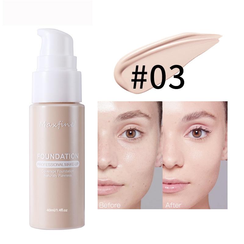 1PCS 12 Liquid Foundation Powder Is Light And Delicate Moisturizing High Coverage Easy To Apply And Long Lasting