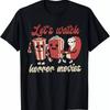 NEW Lets Watch Horror Movies Halloween Funny Ghost T Shirt Full Size S 4XL