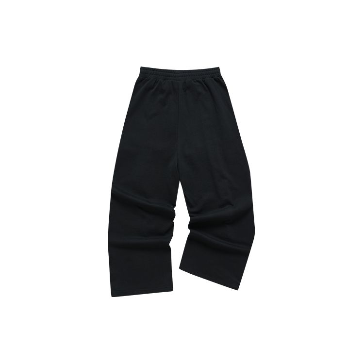 FILA Fusion Casual Fashion Street Style Knitted Long Pants Men bottoms Deep-Black T11M212606F-BK