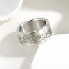 European and American Halloween Rose Pattern Ring Cold Style
