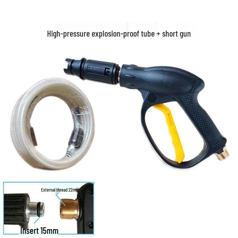High-Pressure Car Washer Set: Explosion-Proof Hose & Nozzle Accessories