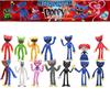 Niet-giftige Poppy Playtime Figuren Huggy Wuggy Model Display Speelgoed Topper Kinder Cadeau 6/8 stuks Set