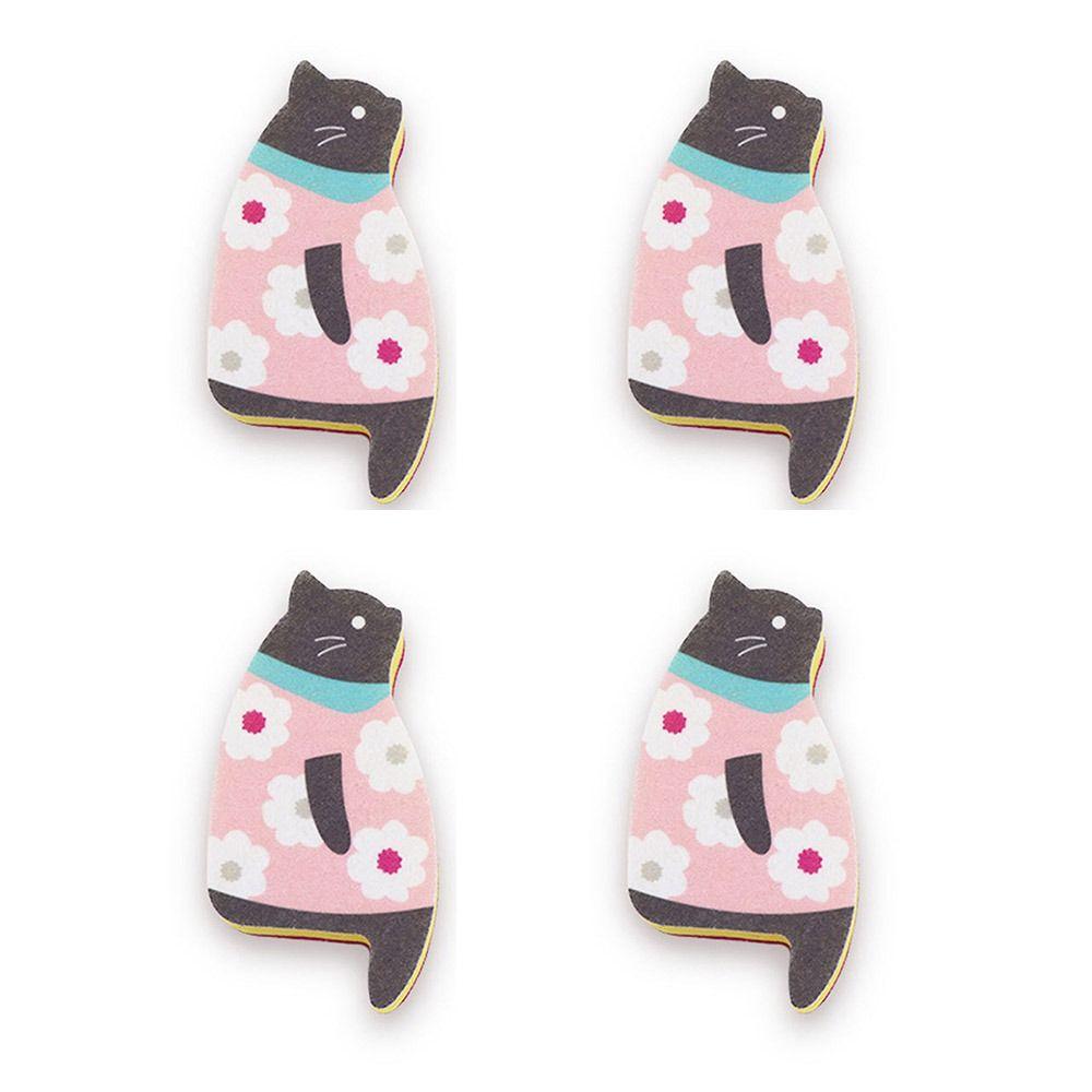 

4 шт. Кухонное волоконное полотенце, тряпка для чистки посуды, губка для мытья посуды, полотенце для мытья посуды, салфетка для пыли Style-2 * 4