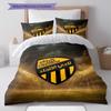 Al-Ittihad FC Pattern Bedding,Quilt Set Quilt Cover Pillowcase Home Birthday Gift(1 * Duvet Cover + 2 * Pillowcase, Without Core)