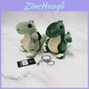 Adorable Green Plush Dinosaur Keychain Accessory Soft Cute Stuffed Toy Gift