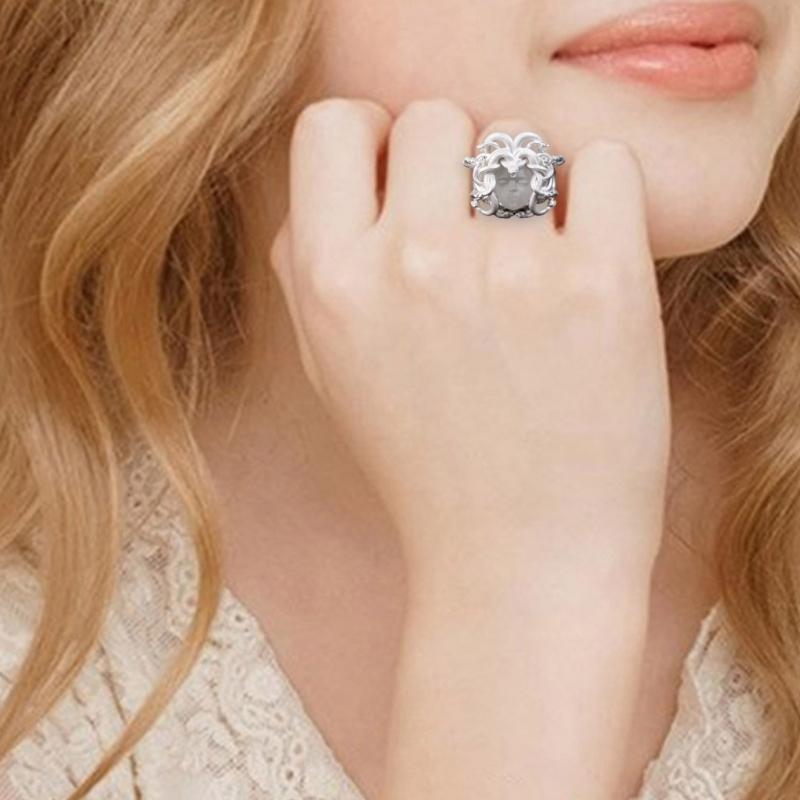 Ancient Coin Open Ring Adjustable Opening Finger Ring Symbolizing Power and Mystery Jewelry for Fashion Enthusiasts