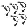 5PCS ON Off Switch Male To Female Cable 2 Pin PVC USB Extension Cable with B Utton for Driving