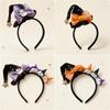 Ghost Halloween Witch Hat Headband Bow Halloween Hair Clip Interesting Cone Hat Hair Hoop  Men