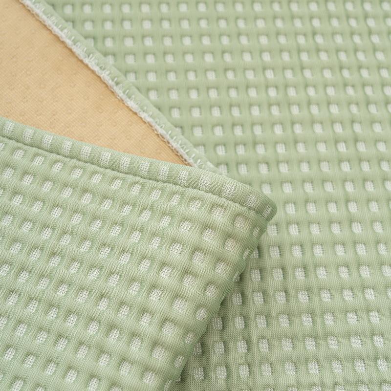 Summer Special-Shaped Waffle Solid Color Sofa Cushion Straight Row Non-Slip Summer Mat Leather Sofa Cushion Cool Cover