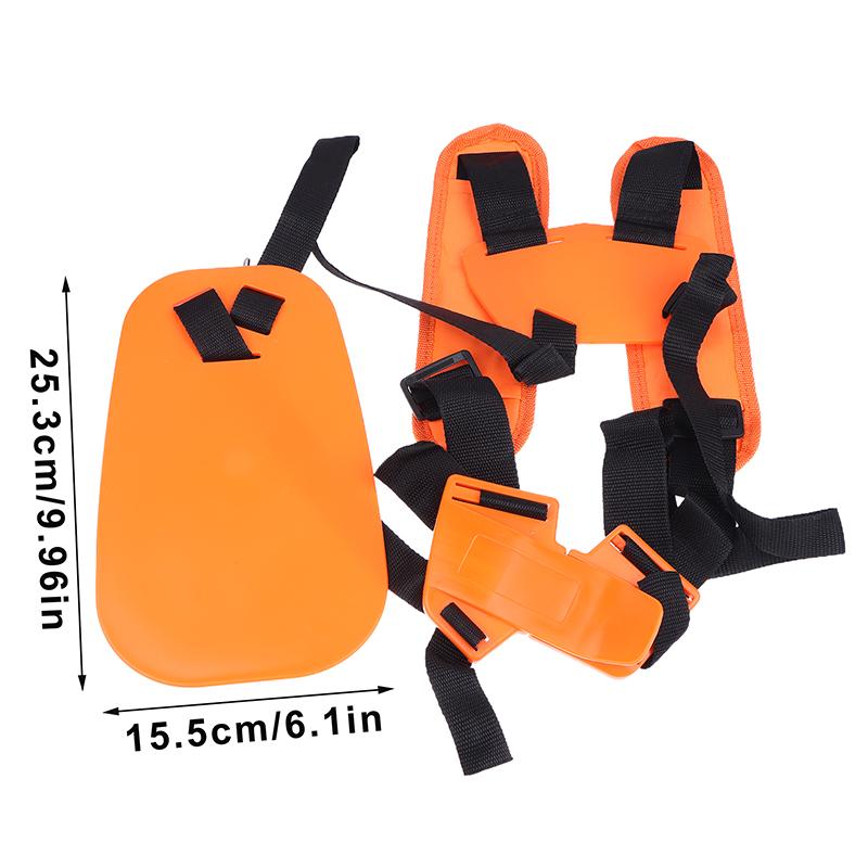 

S-1Pc Brush Cutter Shoulder Strap Double Shoulder Nylon Harness Belt For Trimmer Lawn Mower Brush Cutter Garden Pruner