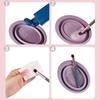 Beauty Makeup Brush Cleaning Mat Silicone Cosmetic Scrubber Board  Brush Cleaning Tool