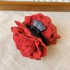 Simulation Rose Hair Claw Clip for Girl Hair Clamps Spring Hair Style Tool PonytailHolder Hair Jaw Clip Hair Ornaments