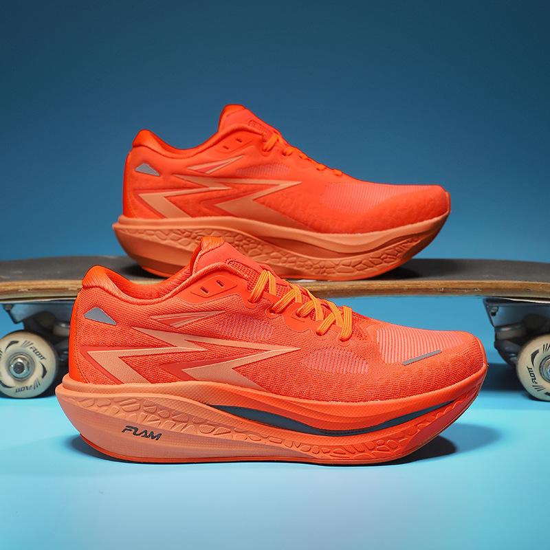 Mandarinenten Laufschuhe Carbonplatte Laufschuhe Wettkampf rutschfest stoßdämpfend Sport Herrenschuhe mittelgroße und große Kinder professionell