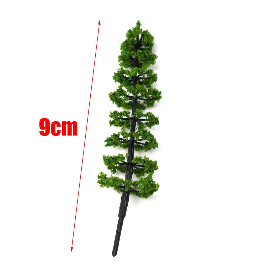 Model Trees Landscape Garden Miniature Plastic Decoration Supplies 9CM