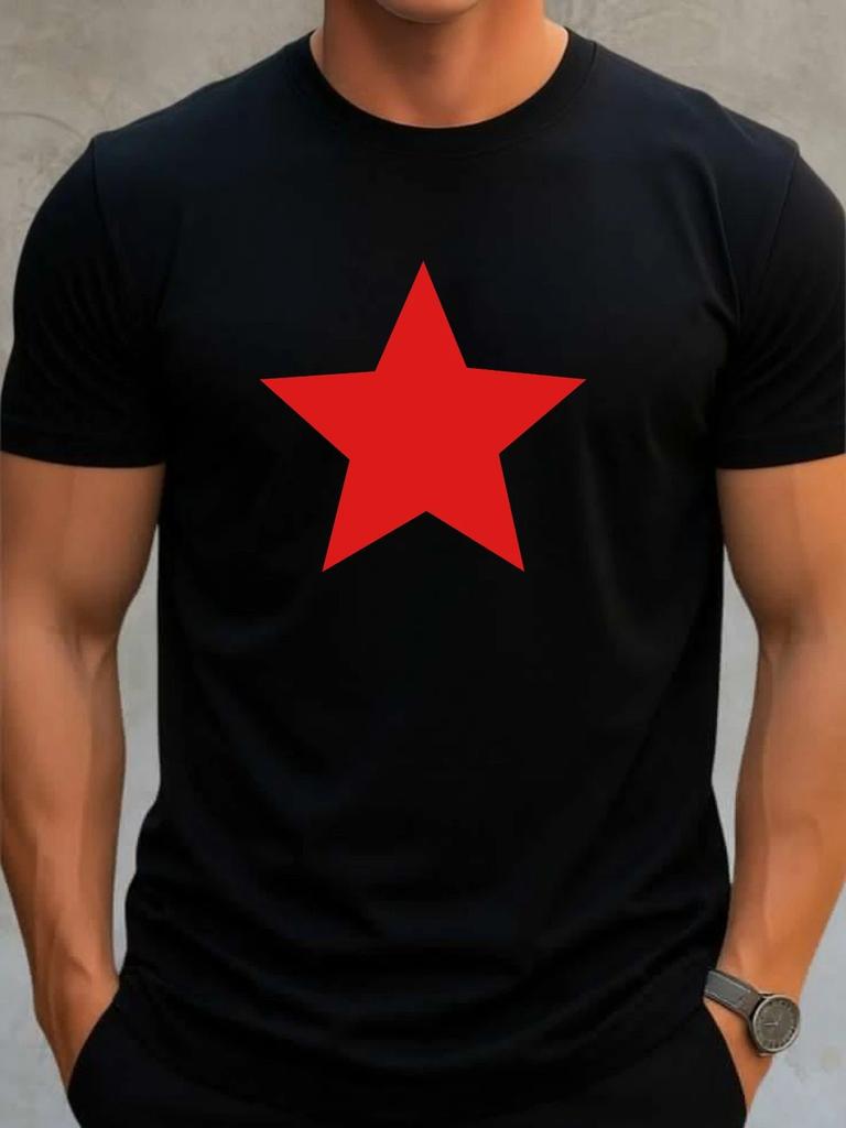 Star Mix & Match Colour Of Star T-shirt Soviet Union Symbol Top Men's Tee