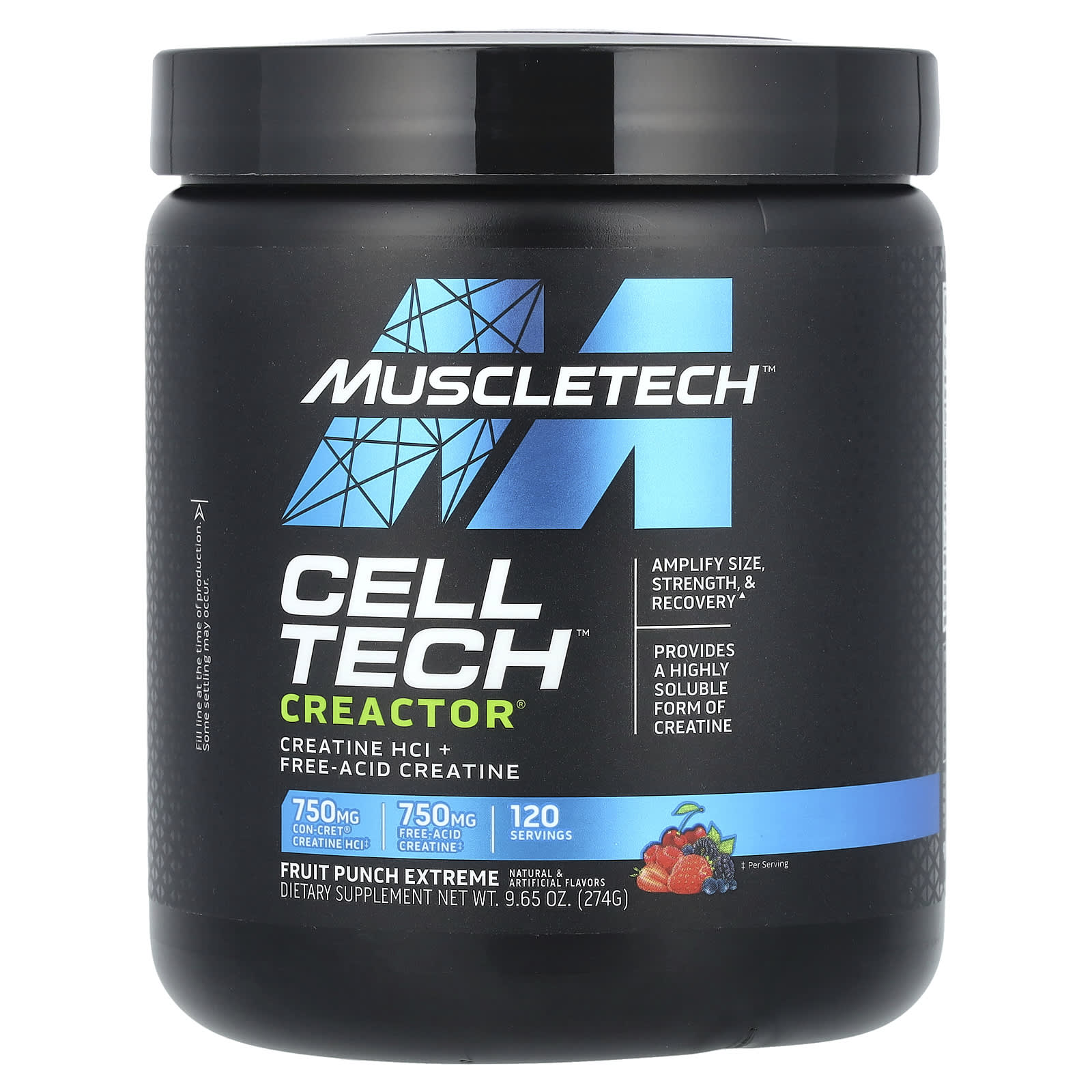 

MuscleTech, Cell Tech™ Creactor®, Fruit Punch Extreme, 9.65 oz (274 g)